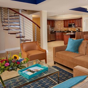 TV - Divi Beach Villas Towers Penthouse, Oceanview, Kitchen, Resort Amenities (Noord)