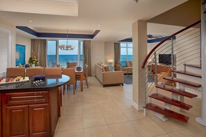 Dining - Divi Beach Villas Towers Penthouse, Oceanview, Kitchen, Resort Amenities (Noord)