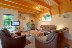 Fernseher, Kamin