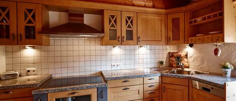 Kühlschrank, Mikrowelle, Ofen, Geschirrspüler