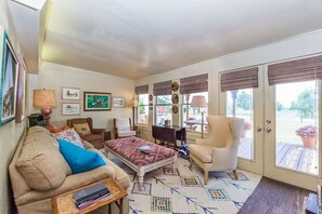 Cottage, 5 Bedrooms | Living room | Smart TV - Fischer 3 Bedroom Farmhouse by RedAwning (Fredericksburg)