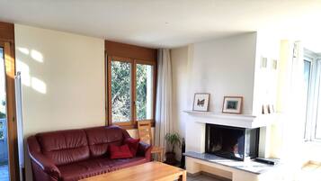 Fernseher, Kamin, Arbeitsbereiche