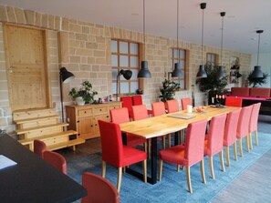 Dining - Traditional house Mühleck for groups of up to 22 people with pool, sauna and hot tub (Elmstein)
