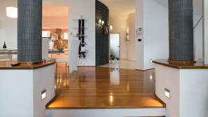 Villa | Living area | 30-inch TV with digital channels, fireplace - Villa Aylin, 5-bed, Next to the sea (Medulin)