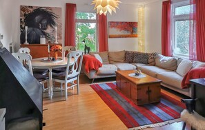 Fernseher, Kamin, DVD-Player