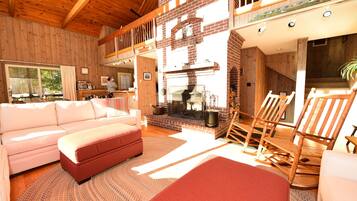 Fireplace, table tennis