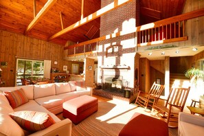 Fireplace, table tennis