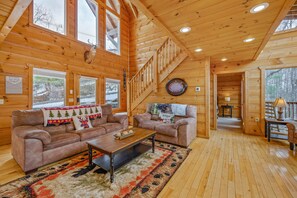 Smart TV, fireplace, video games, Netflix