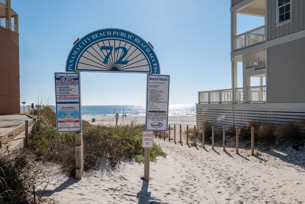 Beach nearby
