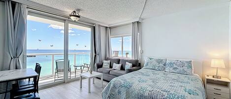 1 bedroom, iron/ironing board, travel crib, WiFi