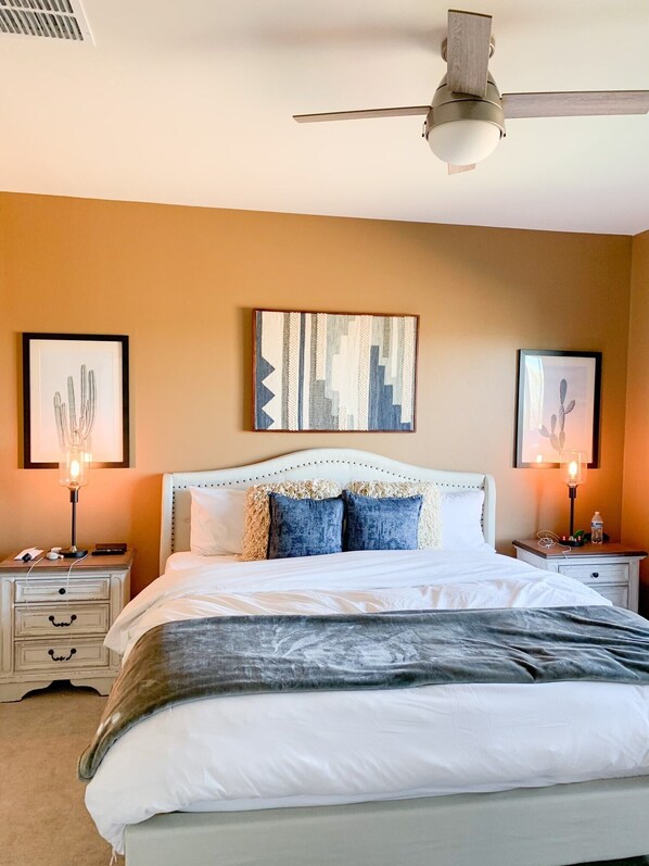 3 bedrooms, iron/ironing board, WiFi, bed sheets