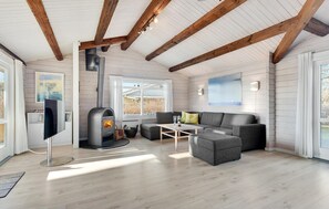 Fernseher, Kamin