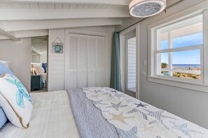1 bedroom, desk, iron/ironing board, travel cot