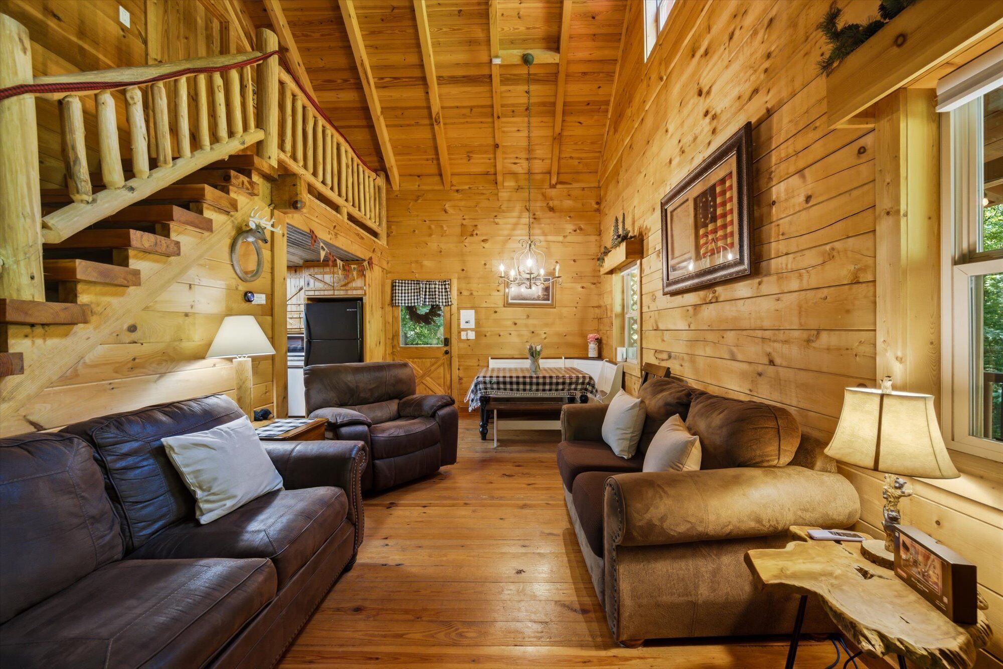 Smart TV, fireplace, video games, books