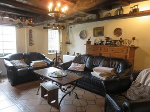 スマートテレビ、暖炉、DVD プレーヤー、書庫