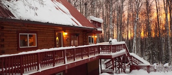 Two bedroom, fully furnished apartment with private entrance on 3 wooded acres