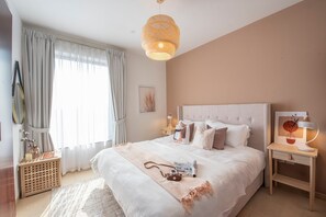 4 chambres, draps en coton égyptien, literie de qualité supérieure