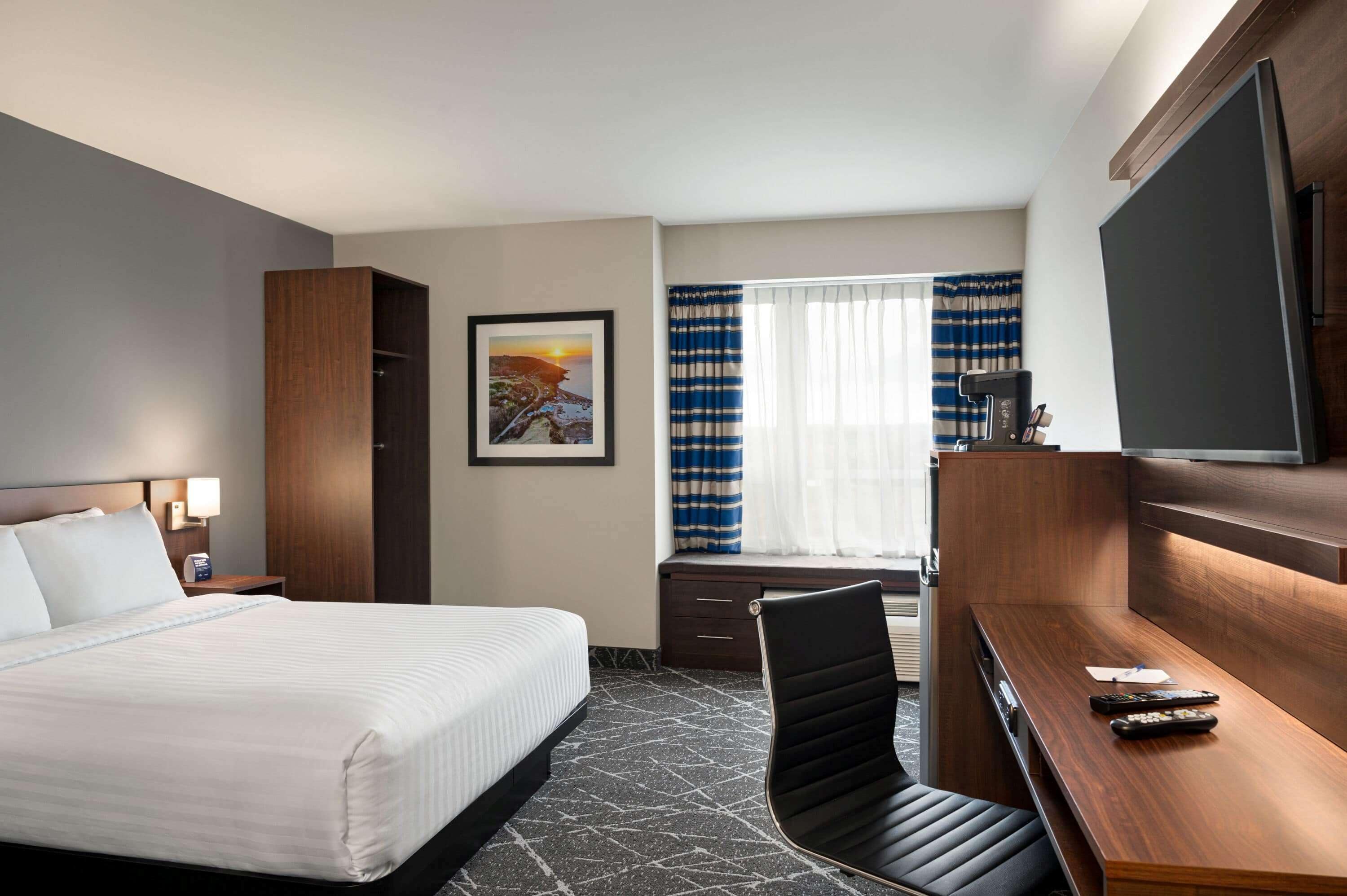 room, 1 queen bed, accessible, non smoking | desk, laptop workspace, iron/ironing board, free wifi