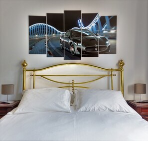 2 Schlafzimmer, schallisolierte Zimmer, Bügeleisen/Bügelbrett