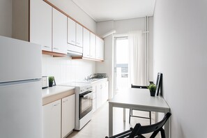 标准公寓 | 私人厨房 | 大冰箱、烤箱、炉灶、意式浓缩咖啡机