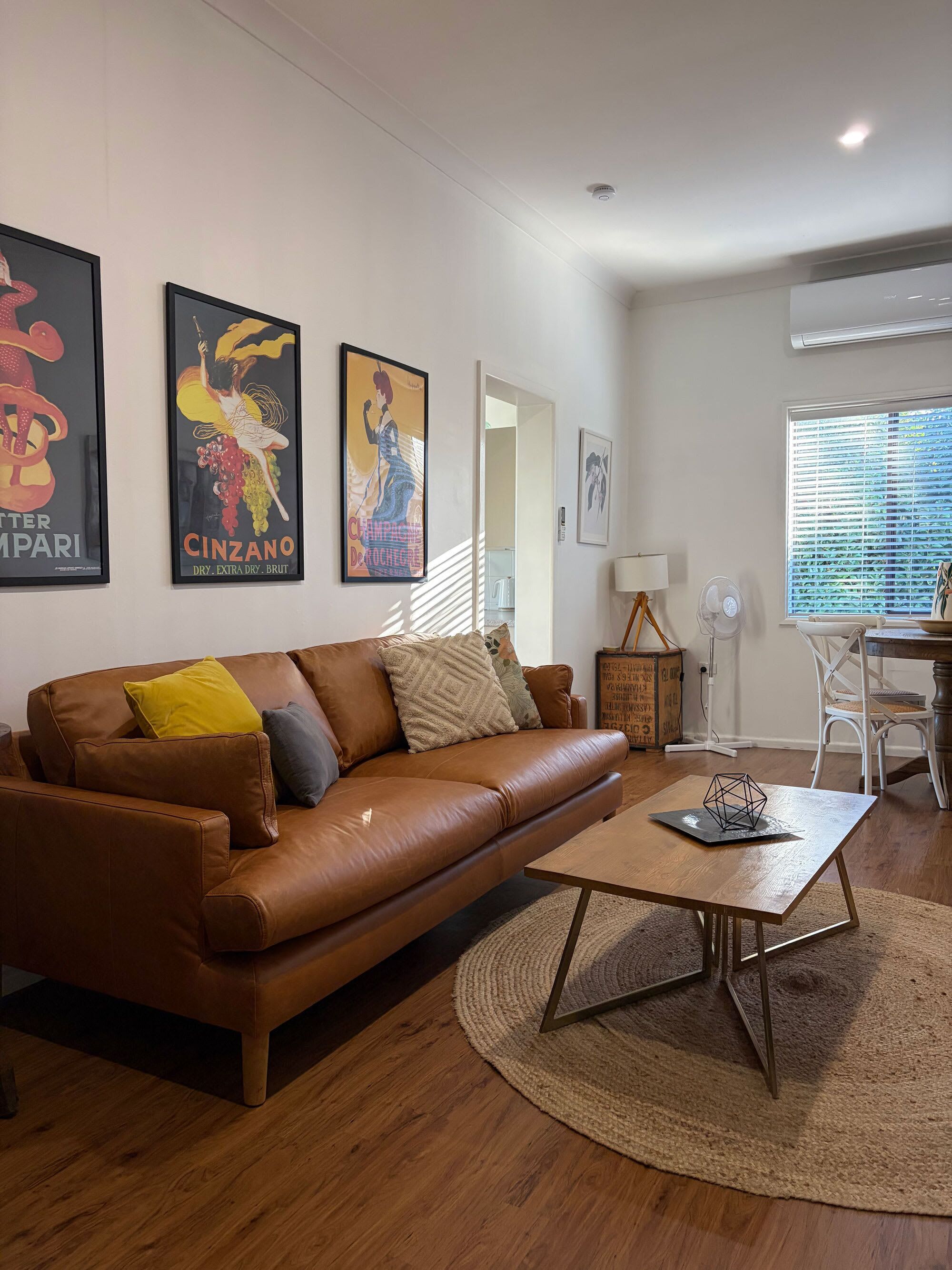 TV, fireplace, offices