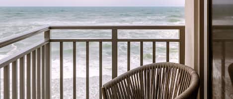 King Suite, Oceanfront (Self Check-in) | Balcony