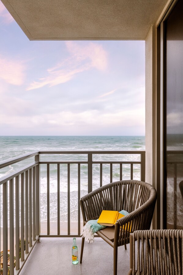 King Suite, Oceanfront (Self Check-in) | Balcony