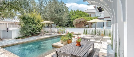 Piscine couverte, piscine chauffée