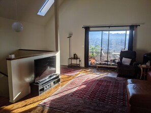 TV connectée, cheminée