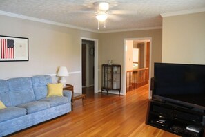 TV, video games, table tennis, stereo