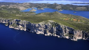 Aerial view - Apartment in Pašman with Seaview, Terrace, Air condition, WIFI (4650-2) (Pašman)