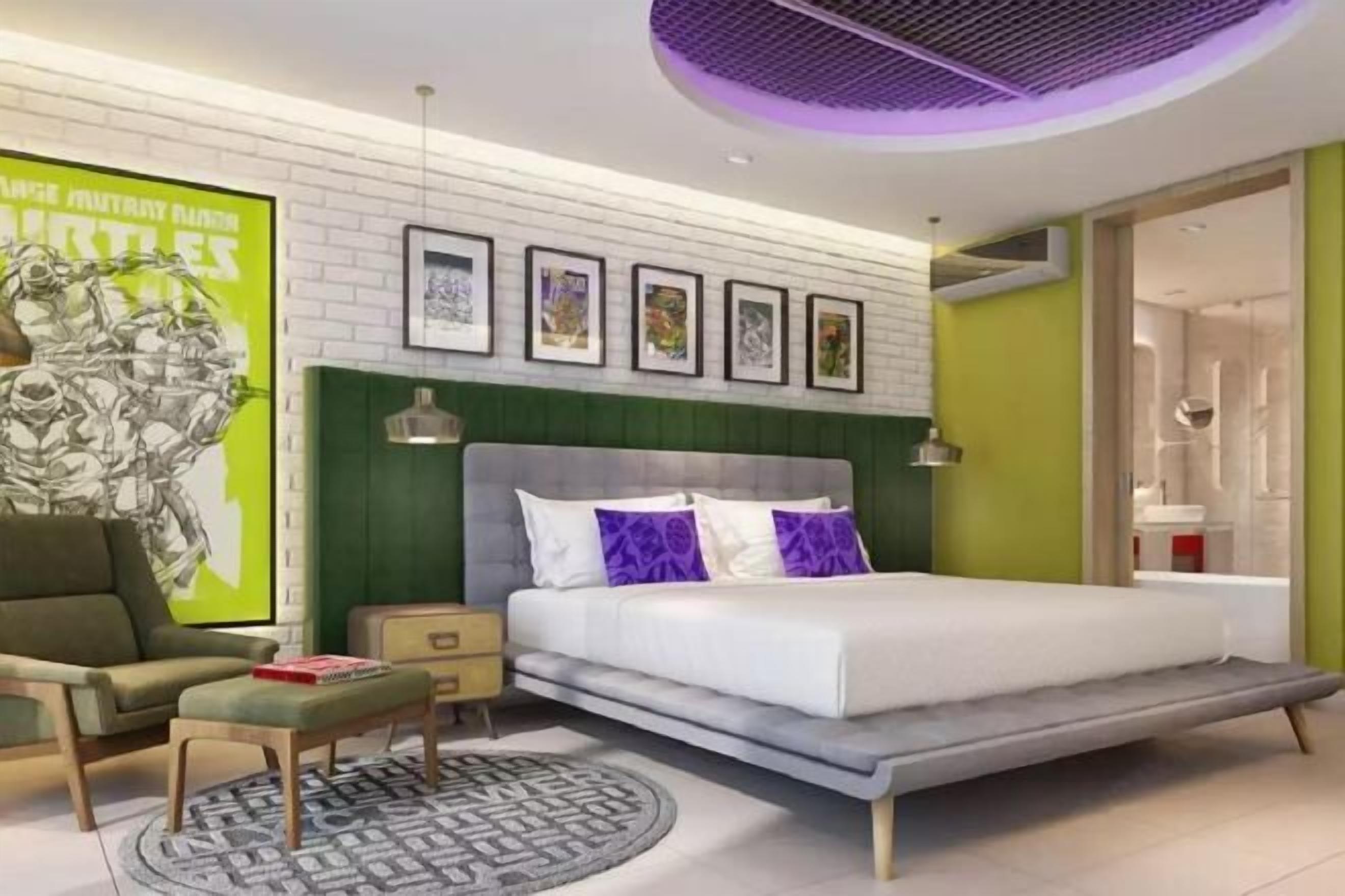 Frette Italian sheets, premium bedding, memory foam beds, free minibar