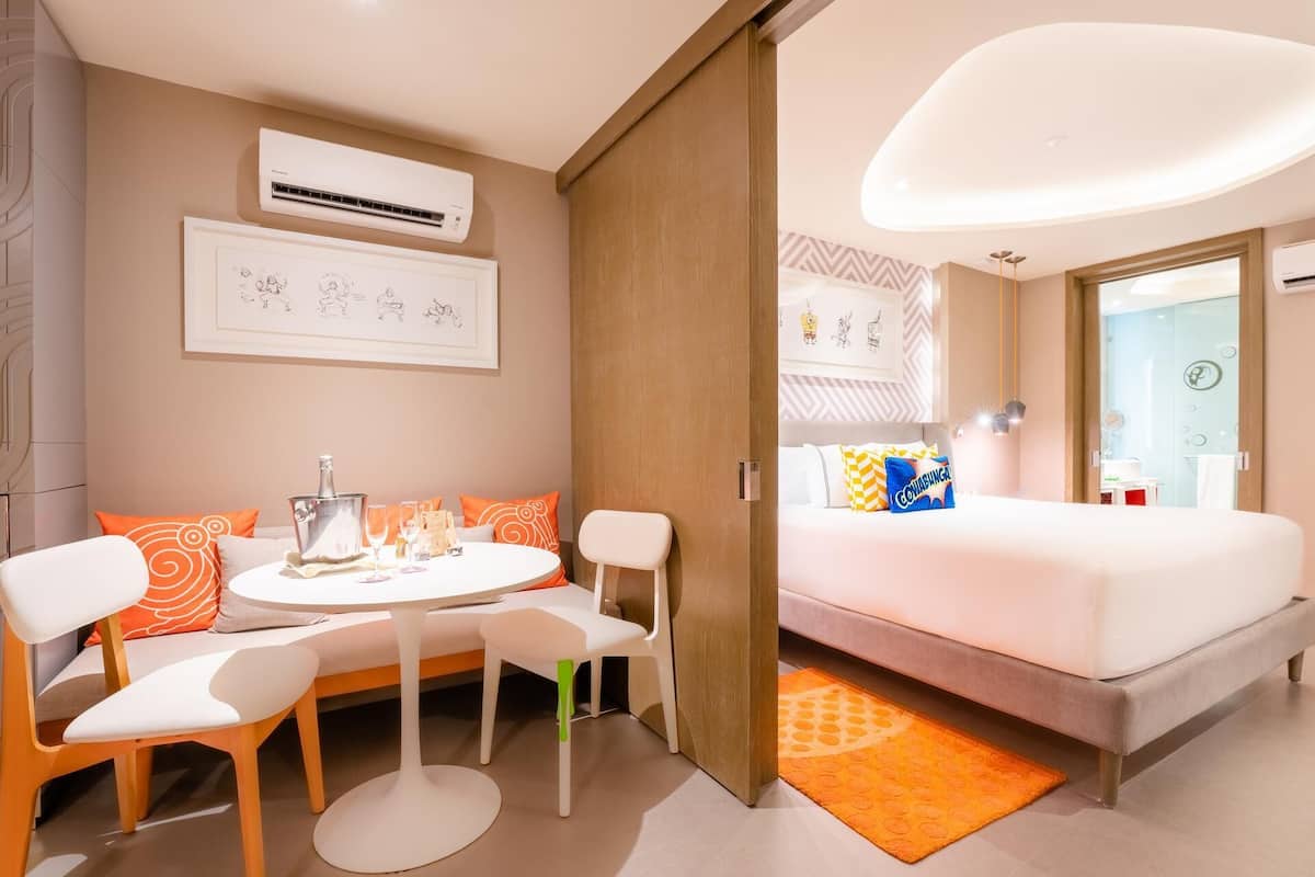 1 chambre, draps italiens Frette, literie de qualité supérieure