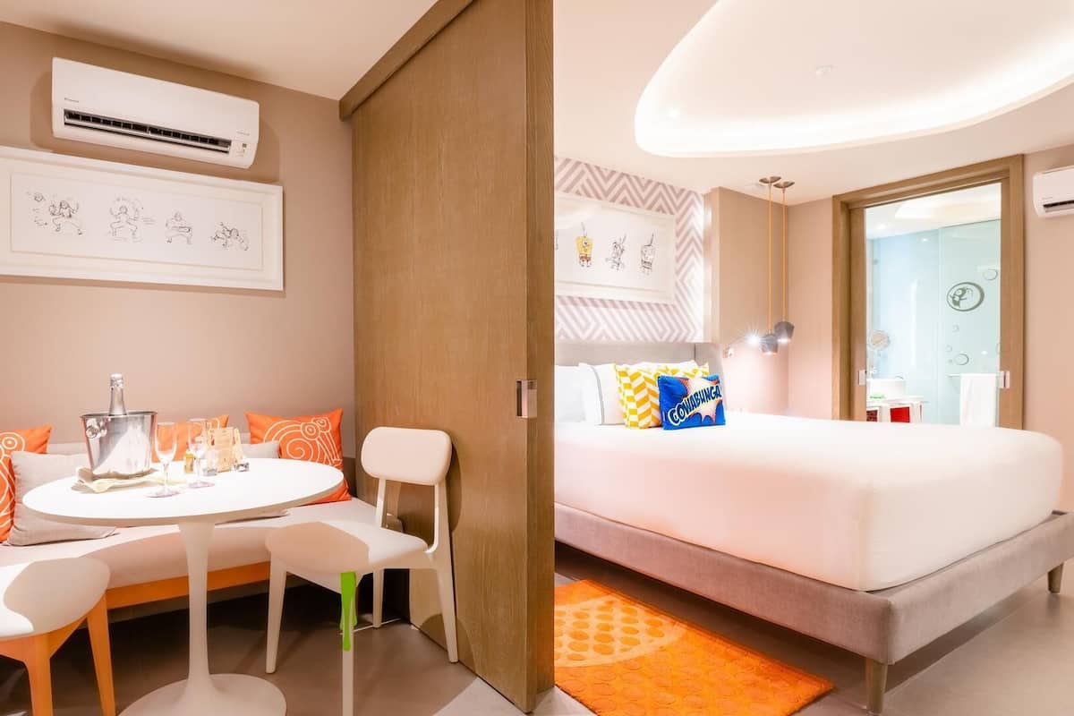 1 chambre, draps italiens Frette, literie de qualité supérieure