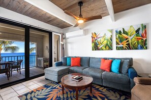 Smart TV, books, stereo