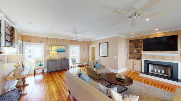 TV, stereo - Summer Dunes Lane 2- Updated Wild Dunes 5BR Home with Partial Ocean View! (Isle of Palms)