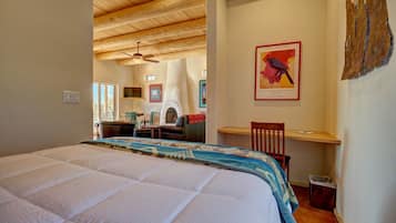 1 bedroom, desk, WiFi, bed sheets