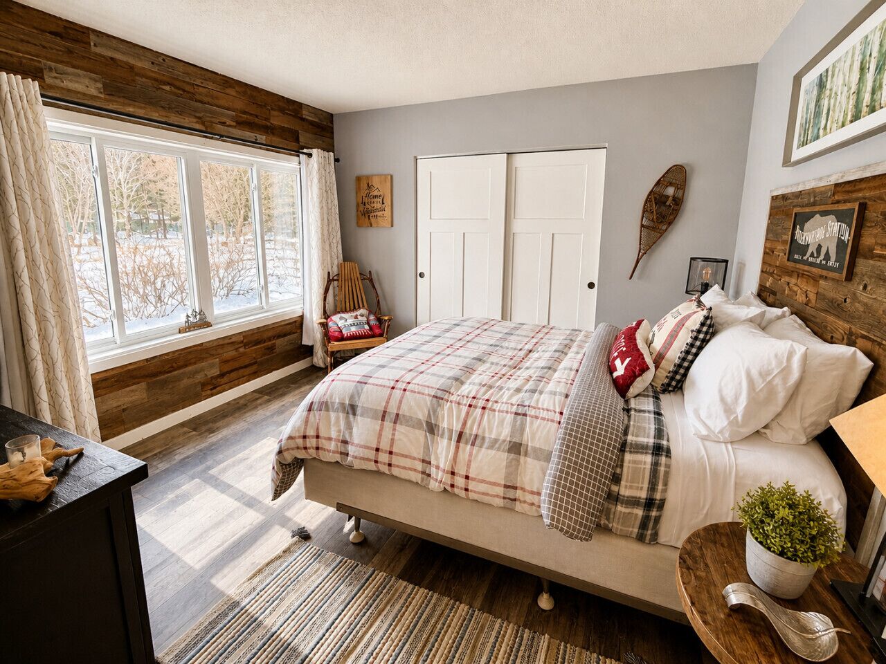 1 habitación, tabla de planchar con plancha, wifi gratis y ropa de cama 