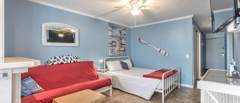 1 Schlafzimmer, Bügeleisen/Bügelbrett, kostenloses WLAN, Bettwäsche