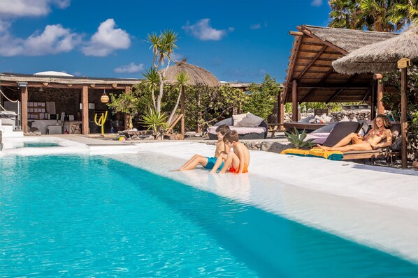 Una piscina climatizada