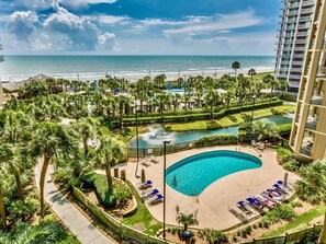 Pool - Direct Oceanfront luxury at Royale Palms 1201 (Myrtle Beach)