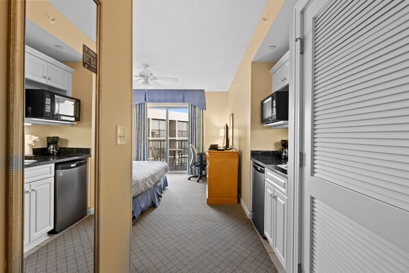 Desk, iron/ironing board, free WiFi, bed sheets