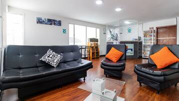 Zona de estar del vestíbulo