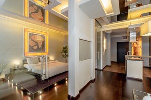 1 habitación, decoración personalizada y muebles diferentes 