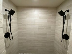 Hair dryer, towels