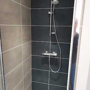 Hair dryer, towels