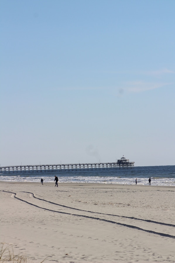 Beach nearby, sun-loungers