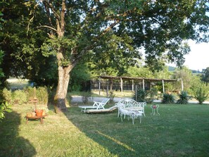 Property grounds - Apt VIOLETTA in Ancient Tuscan Farmhouse with pool, garden, near sea (Bivio di Ravi)