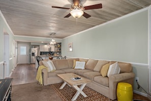 TV, DVD player - Shore Havin' Fun! Pup-friendly PierView Condo with Incredible Views! (Nags Head)