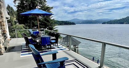 Pristine waterfront estate on Lake Coeur d'Alene